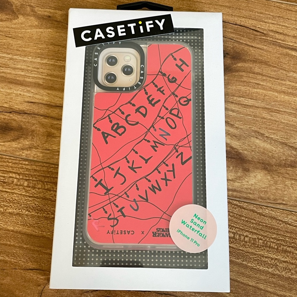 Casetify Stranger Things alphabet Christmas lights IPhone 11 Pro case
New